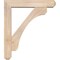 Ekena Millwork Legacy Craftsman Smooth Bracket w/ Offset Brace, Douglas Fir, 5 1/2"W x 26"D x 30"H BKT0604X26X30LEC04SDF - alternate 2